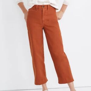 Madewell Emmett Wide-Leg Crop Pants 29W